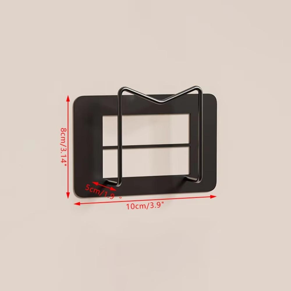 Versatile Wall-Mounted Router Holder Multi-Purpose with Practical Hooks Storage Shelf No-Drill Router Storage Rack Home