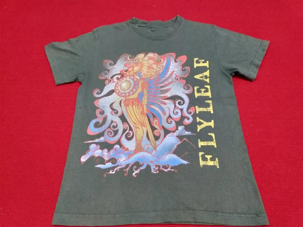 Flyleaf Band Album Short Sleeve Cotton Green  Size S to 5XL Shirt Unisex T-Shirt S