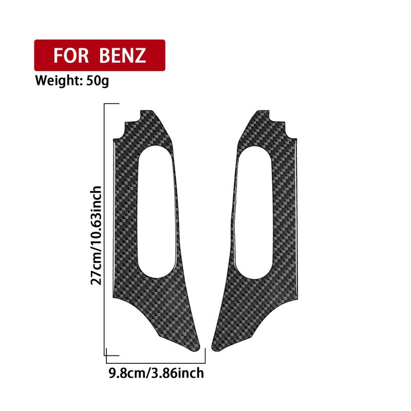 For Mercedes‑Benz Vito W639 2006-2014 Carbon Fiber Window Lift Switch Control Panel Cover Car Accessories Decoration Sticker