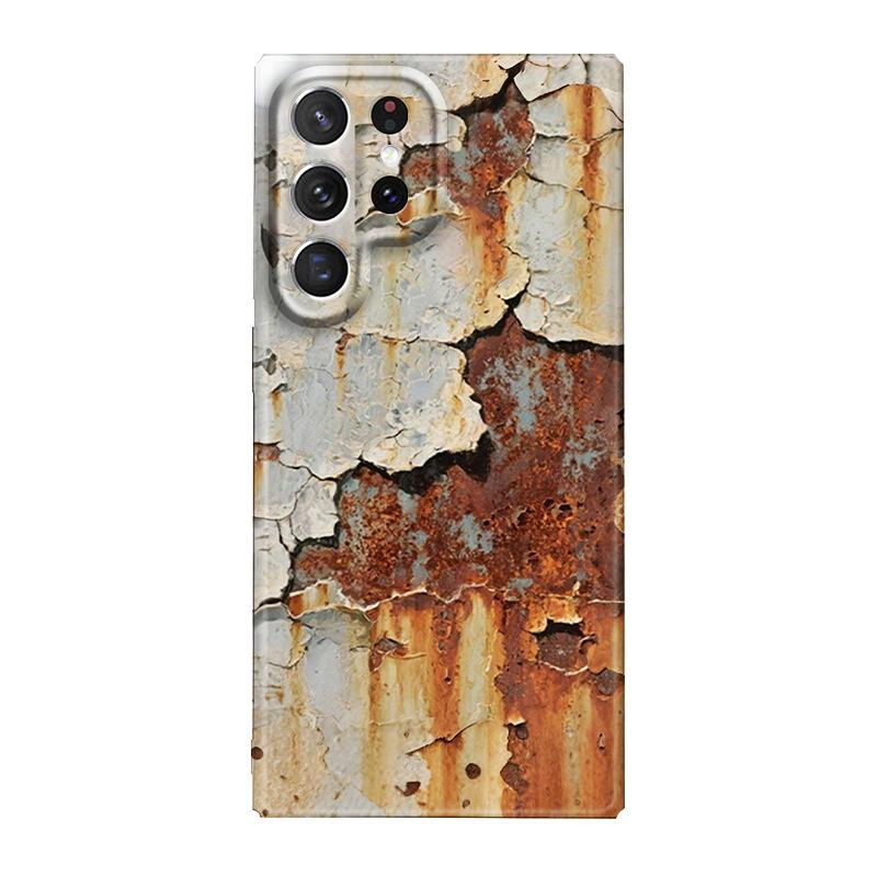 Niche Retro Rust Wind Isn't Rusty Mobile Phone Case Samsung S25Ultra Light and Thin All-inclusive Film Case A53