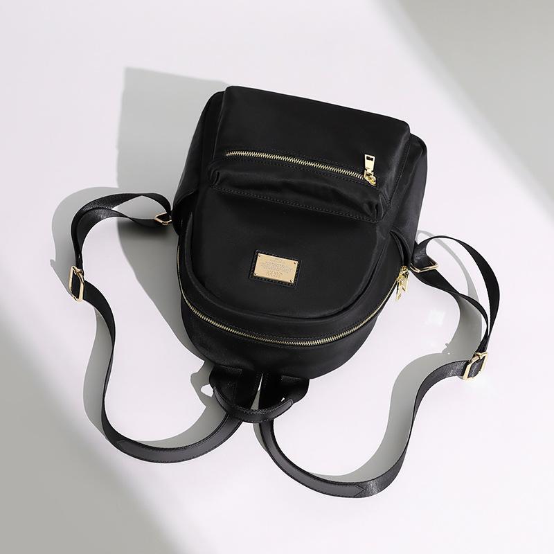 Oxford Cloth Backpack Korean Version Small Backpack Female Lightweight Commute Autumn Nylon Waterproof Mini Small