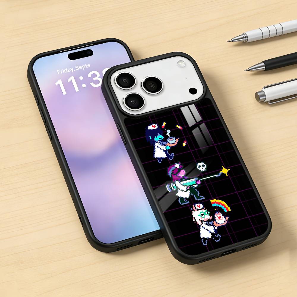 Game D-Deltarune Kris Phone Case For iPhone17,16,15,14,13,12,Pro,Max,Magnetic For Magsafe Wireless Charging
