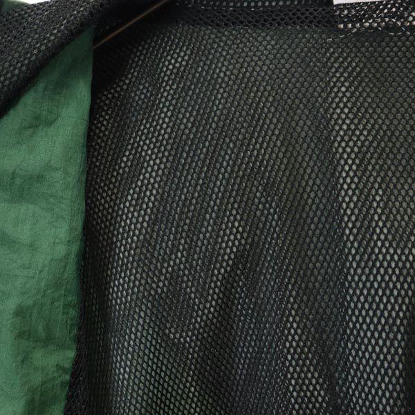 Nike 90s 00s White Tag Old Long Sleeve Half Zip Parker Khaki Logo Men's Used