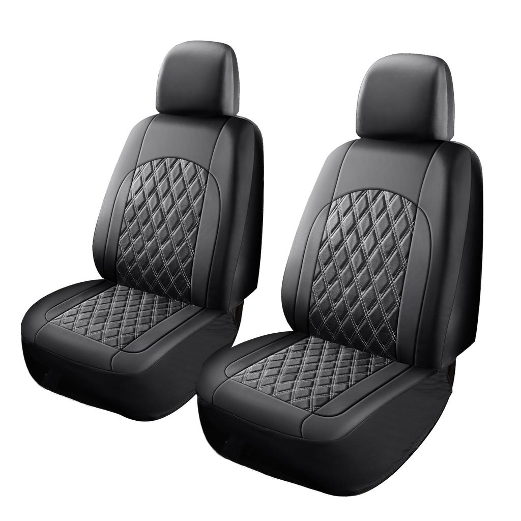 Coprisedile Auto Set Completo Coprisedile Auto in Pelle Impermeabile Coprisedili Cuscino Sedile Auto Coprisedili in Pelle PU Protezione Sedile Auto Vestibilità Universale La Maggior Parte C