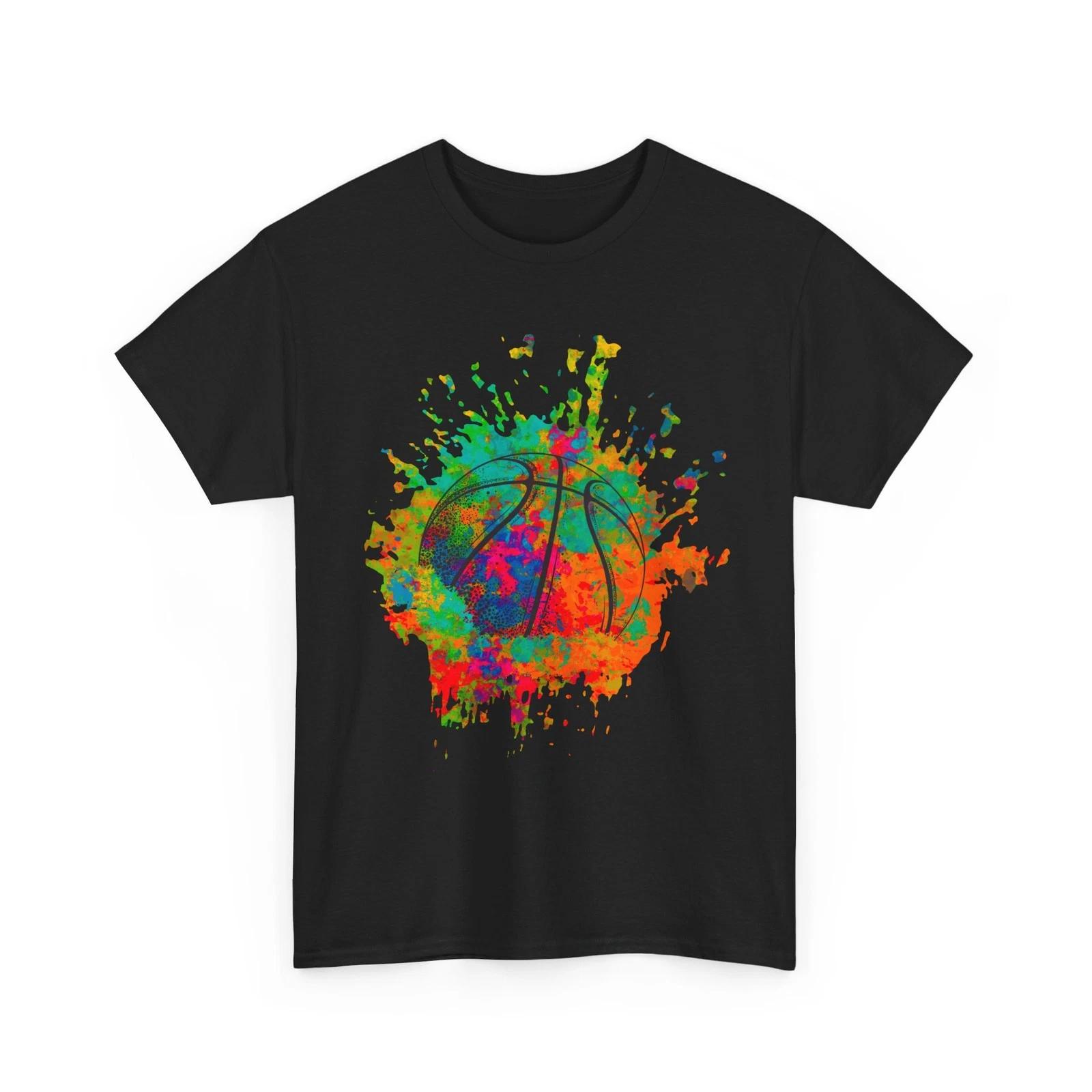 

Basketball T shirt, Basketball Sports Lovers Player Women Men Colorful Shirt S