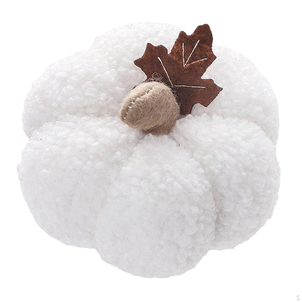 Artificial Pumpkin Realistic Table Centerpiece, Decorative Halloween Decor, Faux Fruit Display for