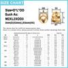 M2 M2.5 M3 M4 M5 M6 M8 Inserti Filettati in Ottone Riscaldabili Double Twilled Filettatura Zigrinata Inserti per Stampante 3D Dadi a Fusione a Caldo Punte per Saldatura