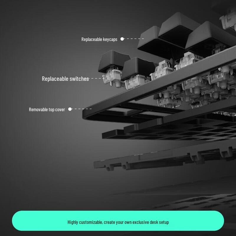 Logitech G K848 Wired Hot-Swappable Mechanical Keyboard