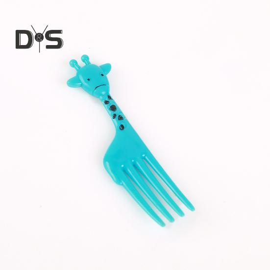 10 Stück zufällige Farbe, wiederverwendbar, langlebig, niedliches Tier-Fruchtstäbchen