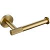 Brushed Gold Towel Rack Knurled Towel Bar Robe Hook Paper Holder Toilet Brush Holder Bathroom Accessories Shelf,Paper Holder