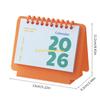 W89C 2026 Desk Calendar Daily Planner Plastic Binding Comb Refillable Table Calender