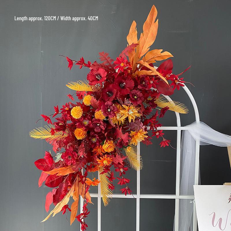 Artificial Wedding Venue Floral Decor for Aisle, Stage, and Reception