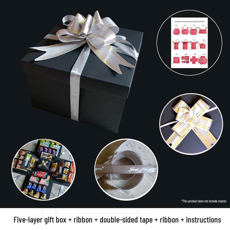 Five-Layer Birthday Surprise Gift Box for Kids