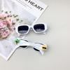 Diy Beach Children'S Sunglasses Girls Travel Eye Protection Sunshade Coconut Tree Cute Glasses Sunglasses