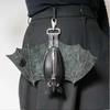 Handcrafted Leather Bat Coin Purse Small Coin Purse Keychain for Women Men Portable Bat Shape Coin Holder