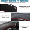 For Toyota Corolla Accessories -   2024 2025 Dash Cover, Dashboard Cover Mat For Corolla -2025 Non-Slip Sunshield Protector Dash Cover Mat, Red Edge