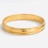 Design line ring non-fading bracelet 18k gold jewelry