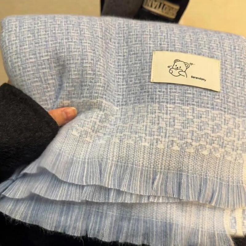 

Женский ретро клетчатый шарф-шаль из искусственного кашемира