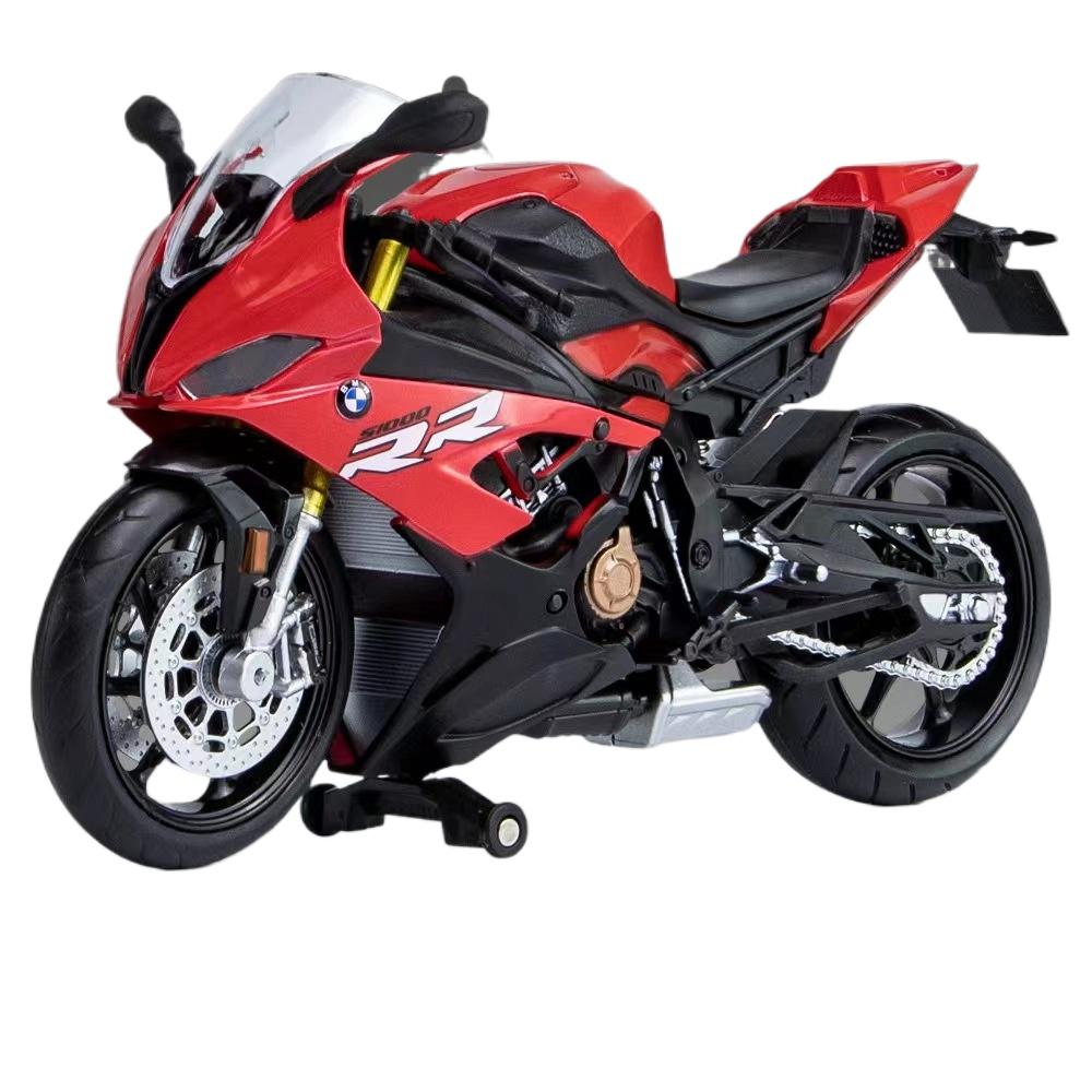 1/12 BMW S1000RR 2021 Die Cast Motorcycle Model Toy Vehicle Collection Autobike Shork-Absorber Off Road Autocycle Toys Car