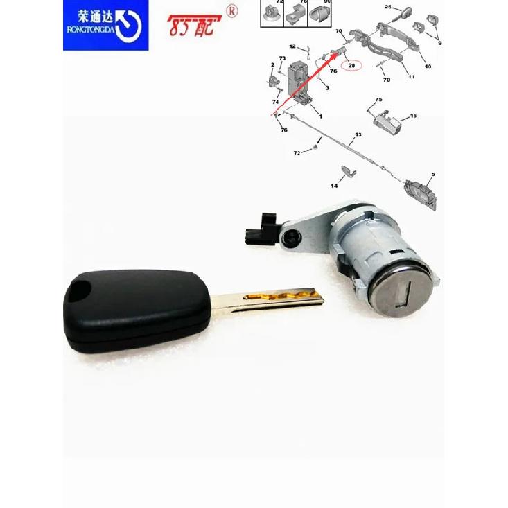 Car door lock core 9170JK 9170R5 9170R4 For Peugeot 307/307SW/307CC side door lock core
