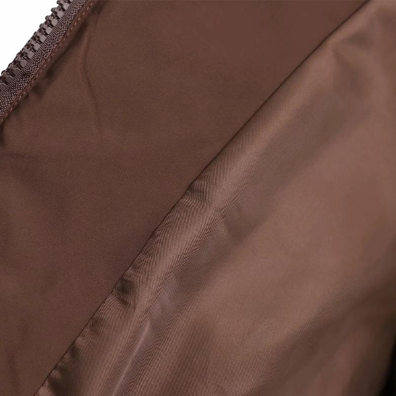 Kort ensfarget hettefrakk, løs jakke for kvinner