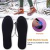 USB Heated Insoles 35-40 yards Winter Outdoor Insoles Can Be Wash and Cut Heated Insoles for Men Women Outdoor Hunting  Camping