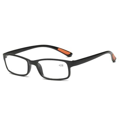 Óculos de leitura masculino feminino esportivo anti-luz azul óculos de leitura preto vermelho TR90 armação presbiopia óculos de grau +100 a +400 óculos