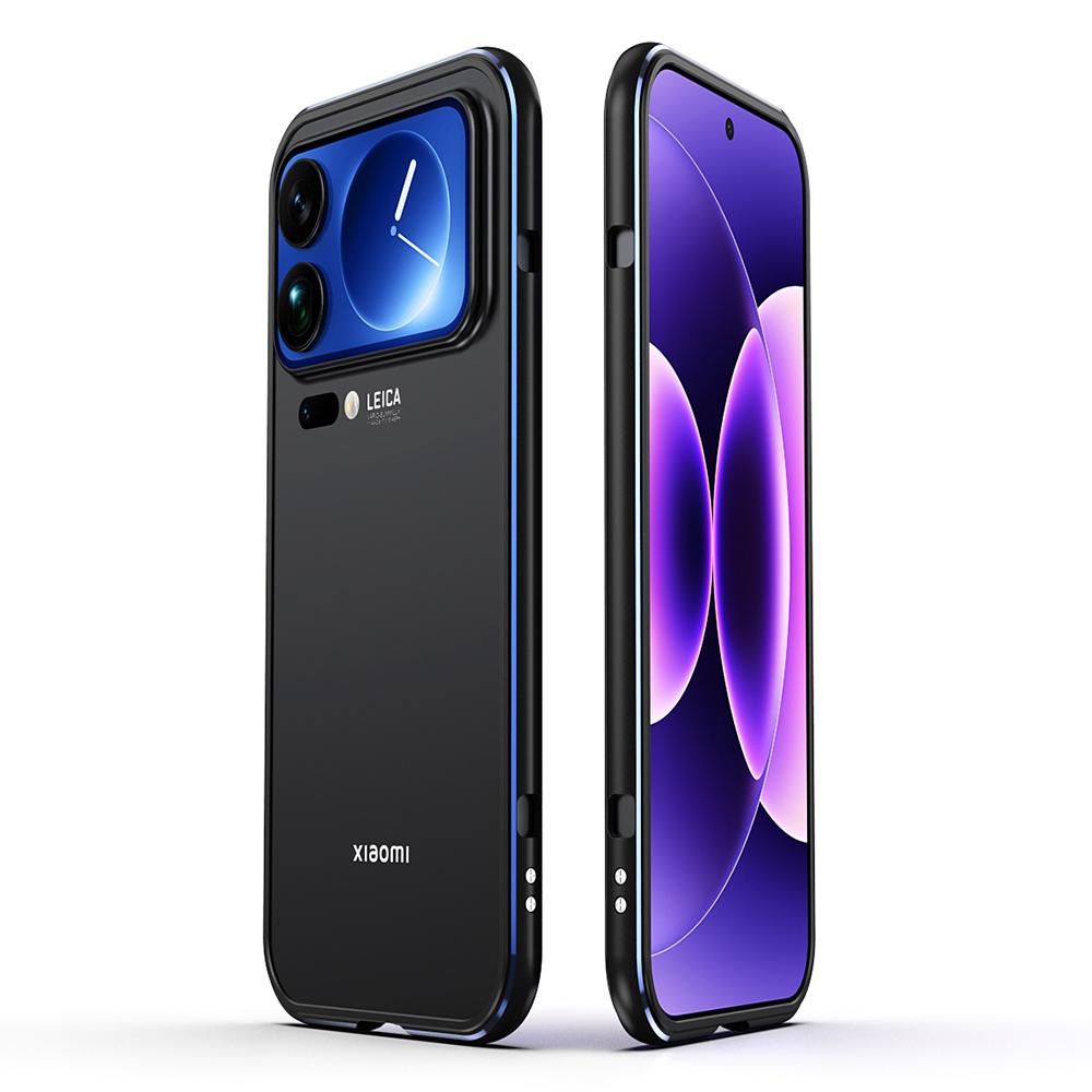 For Xiaomi 17 Pro Bumper Case Lens Protector Dual Color Metal Frame Phone Cover with Screw Lock
