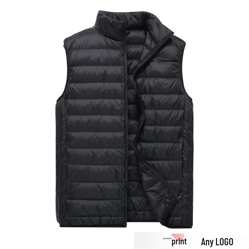 Unisex Lightweight Stand-Up Collar Winter Sport Vest