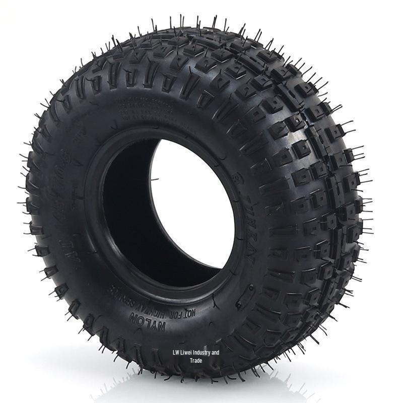 145/70-6 Inch Rubber Vacuum Tire for ATV, Beach, Lawn Mower, Sightseeing Car 145/70-6 Inch Vacuum Tire