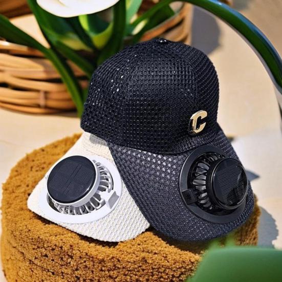 Sun with Sun Upgraded USB Charging Hat Hat Indoor Outdoor Portable