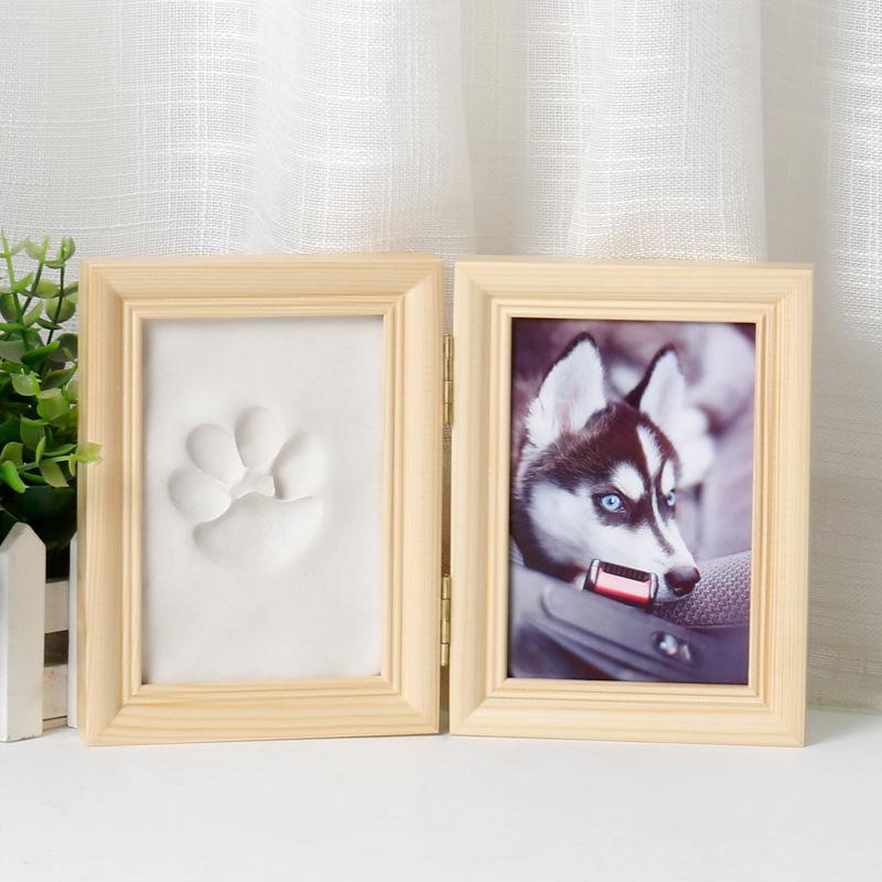 Pet Paw Print DIY Ink Pad: Dog & Cat Footprint Photo Frame Souvenir