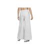 Nike Solid Color Elastic Waist Wide Leg Casual Pants Women bottoms White FB8362-084