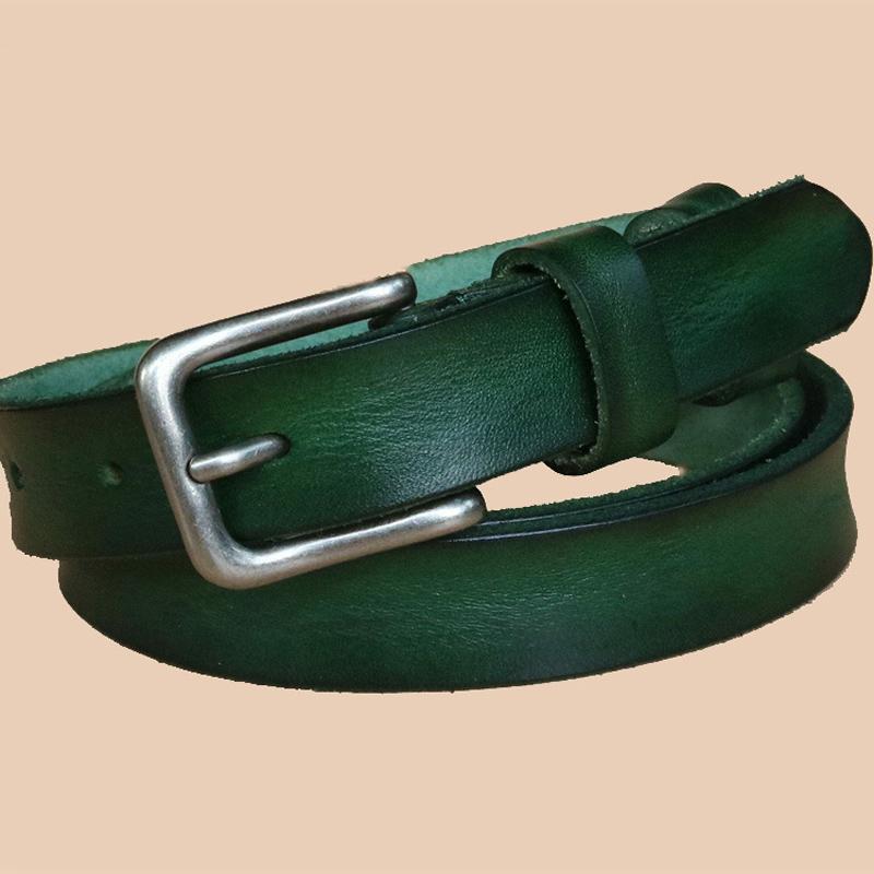 2.2CM Pin Buckle Full Grain 100% Genuine Leather Womens Belts Luxury Designer Belt for Leans Women High Quality Cowskin Strap