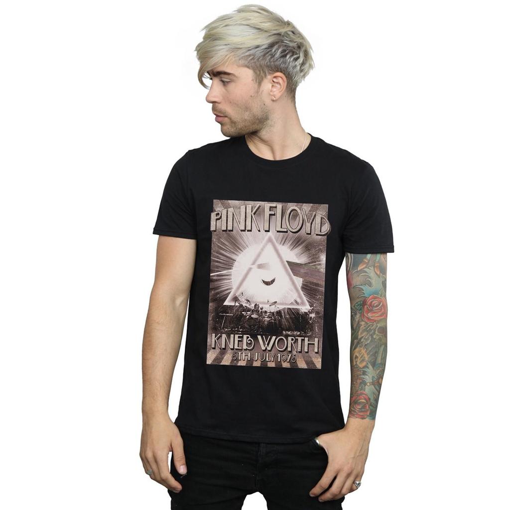 Pink Floyd Mens Knebworth Poster T-Shirt