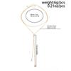 IngeSight.Z Summer Sexy Zircon Y-shaped Chest Chain Necklace Women Trend Adjustable Pendant Necklace Party Jewelry 2026 New Gift