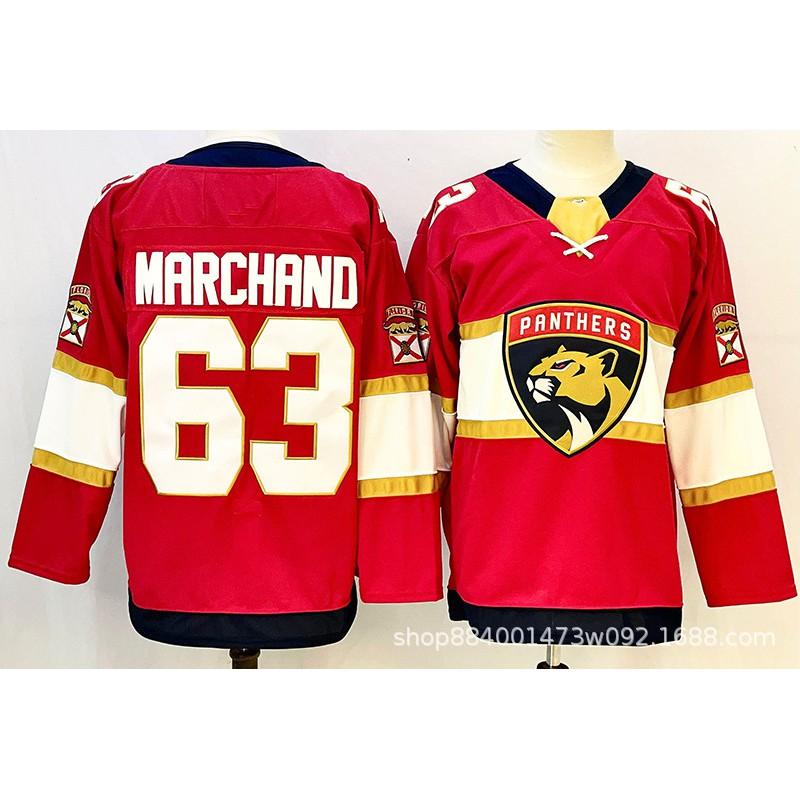 Mens Retro Ice Hockey Jersey Team Florida Panthers 16 Embroidered Practice Uniform Cotton Blend