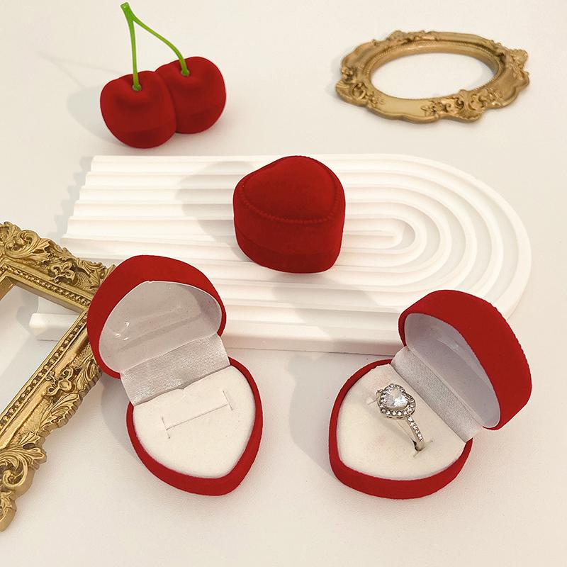 Jewelry Storage Box Valentine's Day Anniversary Gift Box Ring and Necklace Packaging Organizer Jewelry Store Storage Box