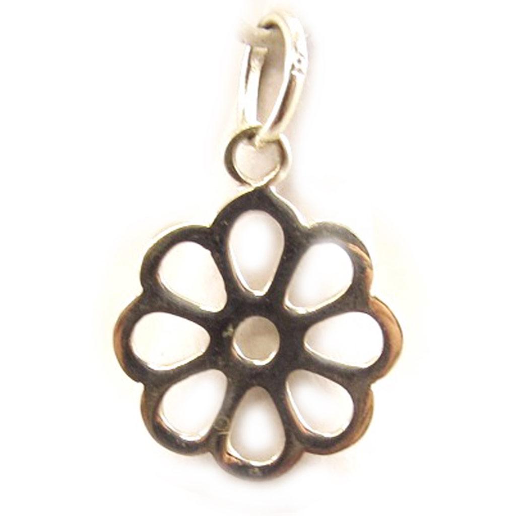 Les Trésors De Lily [C4734] - Pendentif Argent 'Fleur Innocente'