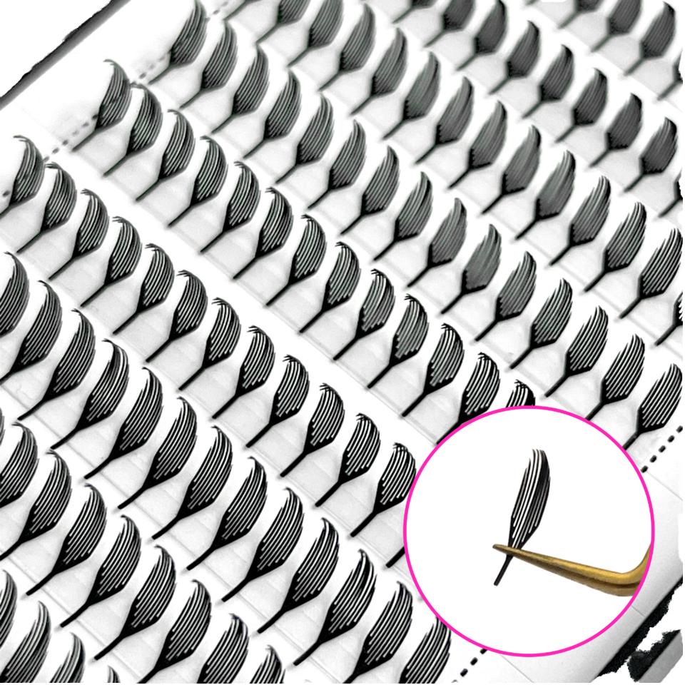 New Trend Premade Fan Lash Extensions Spire Shape Eyelashes 0.07 C D Curl Spire Anime Lashes