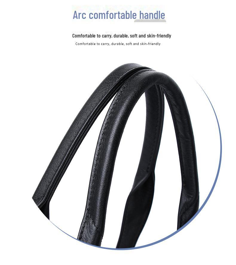 Große Business-Aktentasche und Tragetasche aus echtem Leder für Herren