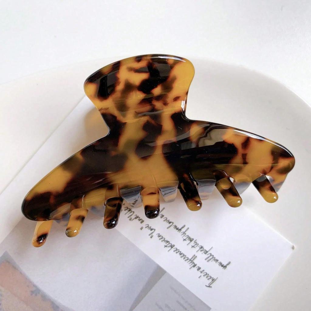 Ladies Light Luxury Acetate Pan Hair Grab Clip On The Back of The Head Simple Girl Clip Hair Accessories