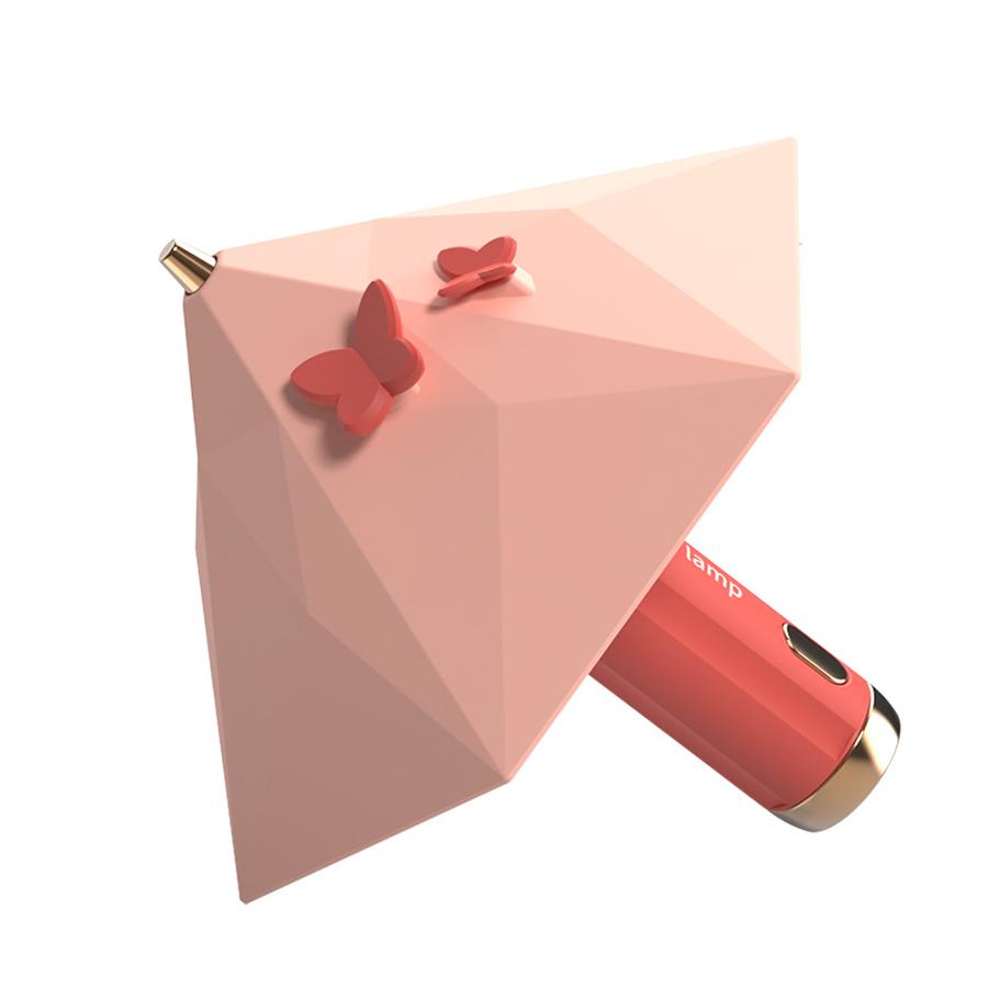 Paraguas Mini luz nocturna Usb recargable estudio lectura libro luz linterna portátil lámpara de noche pegatina magnética lámpara de escritorio