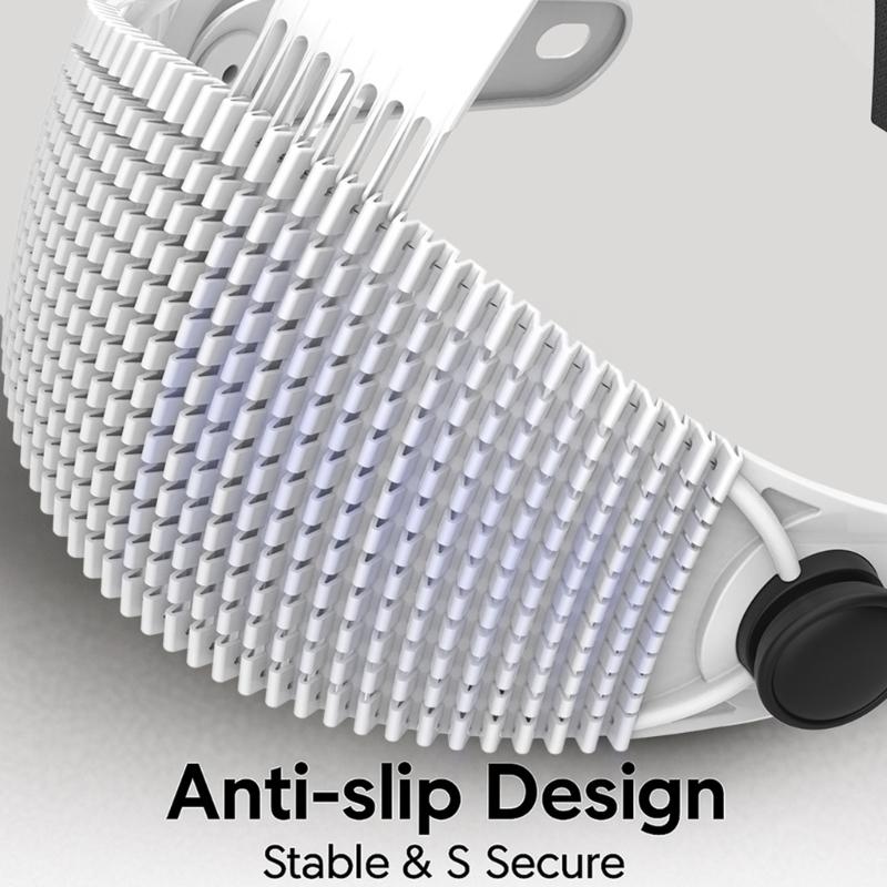 Fascia per la testa regolabile per visore VR Migliora il design ventilato e il silicone morbido traspirante