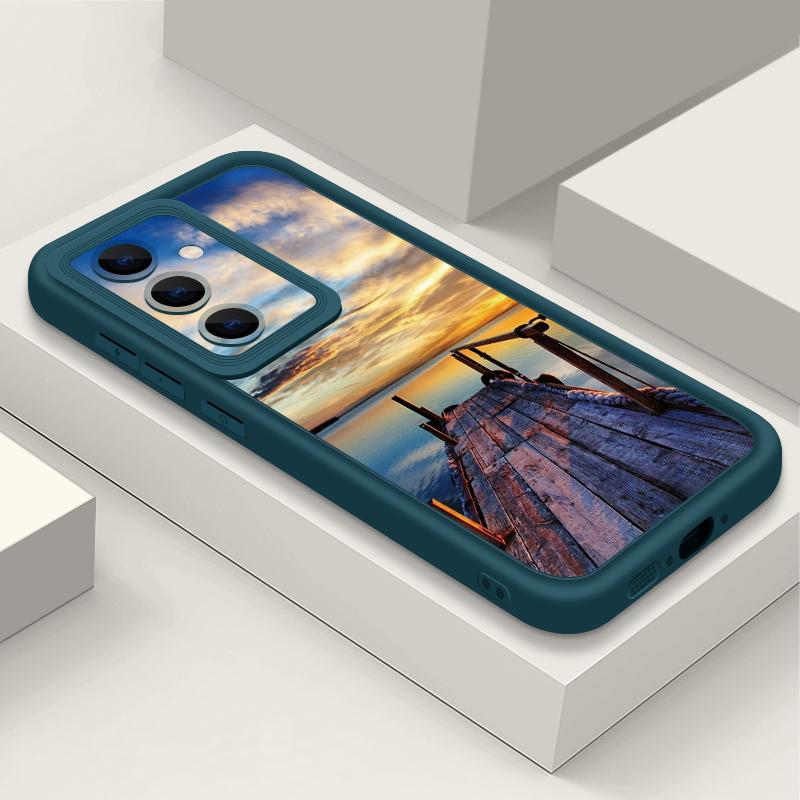 Romantic Scenery Print Case For Samsung A57 A37 A27 A17 S26 Ultra S25 FE A56 A36 A26 A16 A55 A35 A25 A15 A54 5G S21 S22 S23 S24 Plus Shockproof Cover