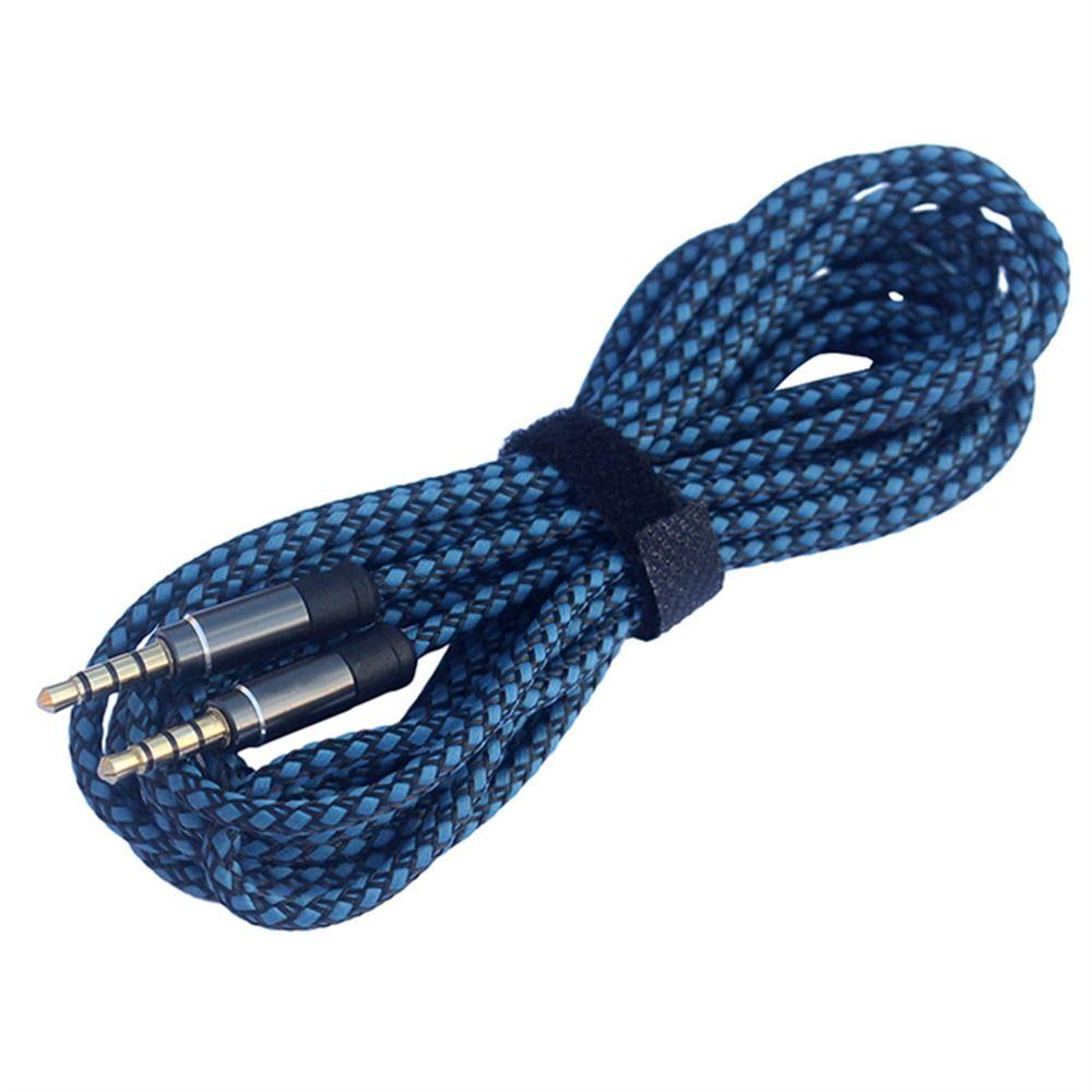 MP3 3.5mm Male to Male 4 Poles Cable 3.5mm Audio Cable Audio Adapter Cord AUX Cord Car AUX Cable
