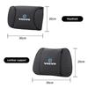 mrjvb7 Keychain Leather Car Seat Headrest High-quality Comfort Waist Rest Neck Pillow Auto Interiors For Volvo Rdesign V60 V40 XC60 V50