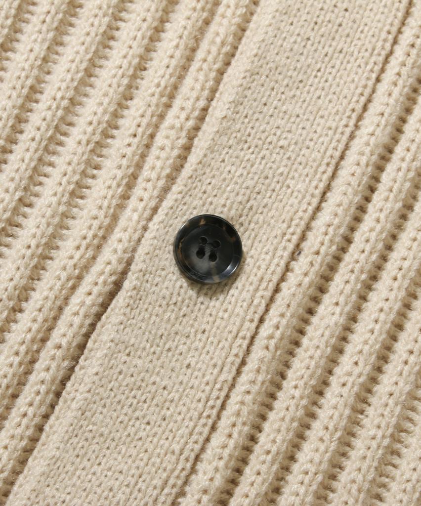 Dimitri Black Asi Essential Basic Knit Cardigan_Oatmeal