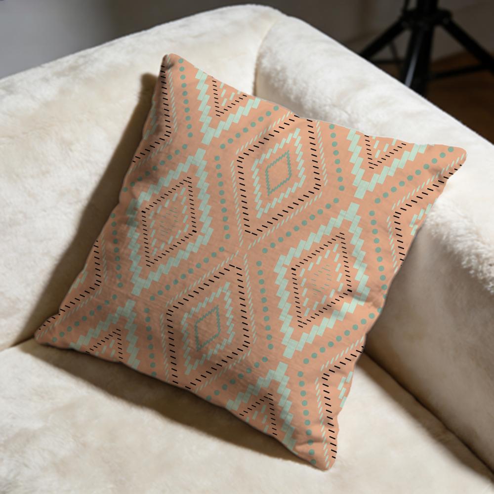 Native Fabric Pattern Cushion Cover Soft Decorative Pillow Case Suitable for Bedroom Sofa Car Travel Use