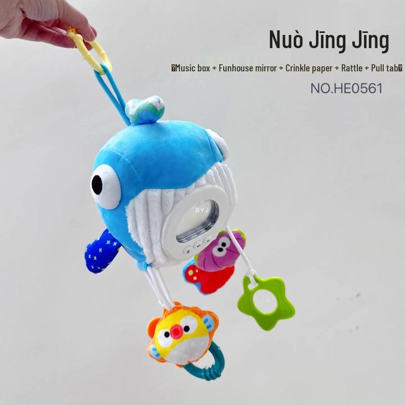 Infant Musical Pull-Along Mobile with Rattle & Soothing Sounds